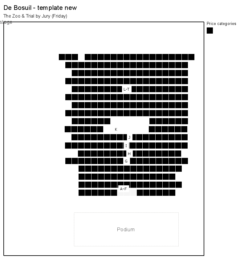 Klicken Sie bitte auf den Saalplan zur Platzauswahl.