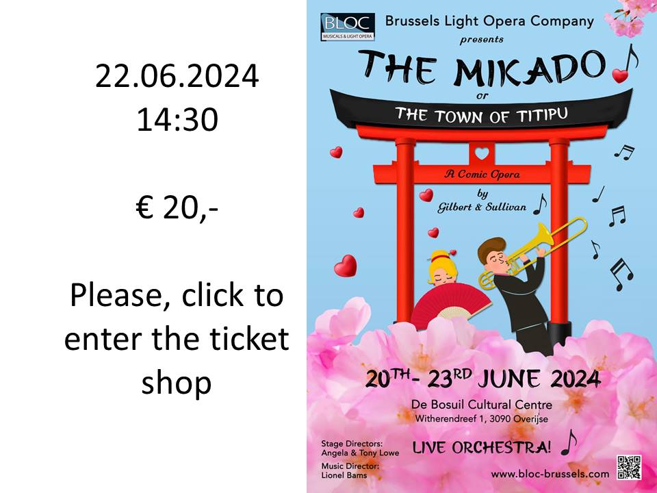 The Mikado, 22.06.2024, 14:30 - verfügbare Tickets